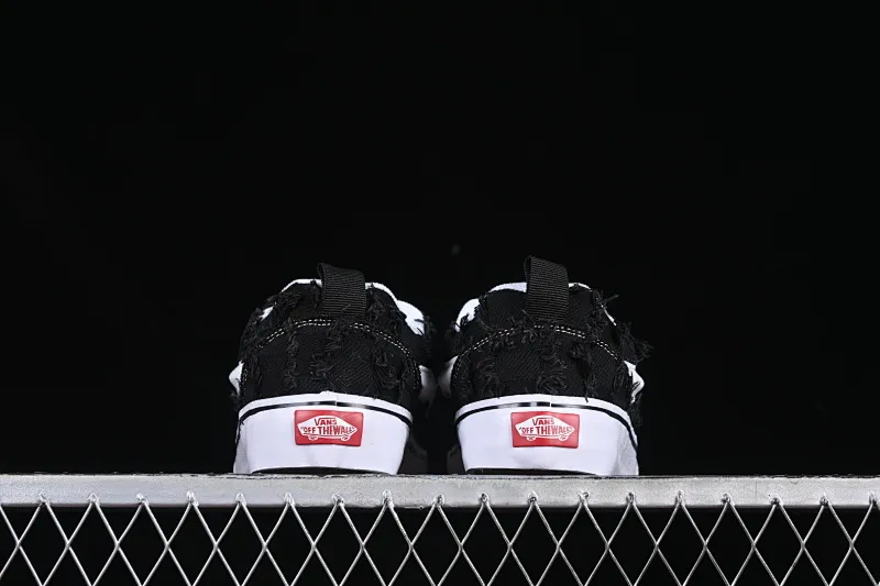 All categories Vans Vans series Vans Low Vans low-top Vans Knu Skool Vans denim rag low-top retro casual fat bread shoes VN0009QC6BT